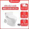 Bồn cầu TOTO MS188VKE4 T53P100VR 1 khối nắp rửa cơ TCW1211A 8 bon-cau-toto-1-khoi-MS188VKE4-cua-banletaikho