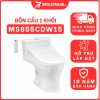 Bồn cầu TOTO MS855CDW15 1 khối nắp điện tử Washlet C5 TCF24460AAA giấu dây 8 bon-cau-toto-1-khoi-MS855CDW15-tai-banletaikho