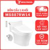 Bồn cầu TOTO MS887RW14 1 khối nắp điện tử Washlet C5 TCF24410AAA 8 bon-cau-toto-1-khoi-MS887RW14-tai-banletaikho