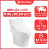 Bồn cầu TOTO MS889CDRW17 1 khối nắp điện tử Washlet C2 TCF23460AAA giấu dây 8 bon-cau-toto-1-khoi-MS889CDRW17-tai-banletaikho