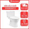 Bồn cầu 2 khối TOTO CS302DT3 nắp đóng êm TC385VS 8 bon-cau-toto-2-khoi-CS302DT3-cua-toto-banletaikho
