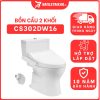 Bồn cầu TOTO CS302DW16 2 khối nắp điện tử Washlet C2 TCF23410AAA 8 bon-cau-toto-2-khoi-CS302DW16-cua-toto-banletaikho