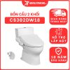 Bồn cầu TOTO CS302DW18 2 khối nắp điện tử TCF23710AAA Washlet C2 cơ bản 7 bon-cau-toto-2-khoi-CS302DW18-cua-toto-banletaikho-1