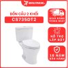Bồn cầu 2 khối TOTO CS735DT2 nắp đóng êm TC393VS 8 bon-cau-toto-2-khoi-CS735DT2-cua-toto-banletaikho