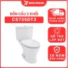 Bồn cầu 2 khối TOTO CS735DT3 nắp đóng êm TC385VS 8 bon-cau-toto-2-khoi-CS735DT3-cua-toto-banletaikho