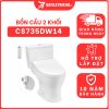 Bồn cầu TOTO CS735DW14 2 khối nắp điện tử Washlet C5 TCF24410AAA 7 bon-cau-toto-2-khoi-CS735DW14-cua-toto-banletaikho