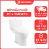 Bồn cầu TOTO CS735DW16 2 khối nắp điện tử Washlet C2 TCF23410AAA 8 bon-cau-toto-2-khoi-CS735DW16-cua-toto-banletaikho