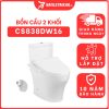 Bồn cầu TOTO CS838DW16 2 khối nắp điện tử Washlet C2 TCF23410AAA 7 bon-cau-toto-2-khoi-CS838DW16-cua-toto-banletaikho