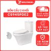 Bồn cầu TOTO CS945PDE2 2 khối nắp rửa cơ TCW07S thoát ngang 8 bon-cau-toto-2-khoi-CS945PDE2-cua-toto-banletaikho-1