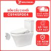 Bồn cầu TOTO CS945PDE4 2 khối nắp rửa cơ TCW1211A thoát ngang 7 bon-cau-toto-2-khoi-CS945PDE4-cua-toto-banletaikho-1