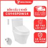 Bồn cầu TOTO CS945PDW14 2 khối nắp điện tử Washlet C5 TCF24410AAA thoát ngang 8 bon-cau-toto-2-khoi-CS945PDW14-cua-toto-banletaikho-1