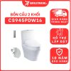 Bồn cầu TOTO CS945PDW16 2 khối nắp điện tử Washlet C2 TCF23410AAA thoát ngang 7 bon-cau-toto-2-khoi-CS945PDW16-cua-toto-banletaikho-1
