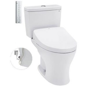 Bồn cầu TOTO CS735DW11 2 khối nắp điện tử Washlet S7 TCF4911Z