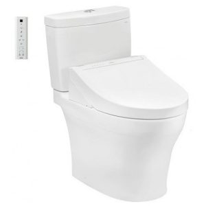 Bồn cầu TOTO CS769CDRW15 2 khối nắp điện tử Washlet C5 TCF24460AAA giấu dây