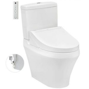 Bồn cầu TOTO CS948DW14 2 khối nắp điện tử Washlet C5 TCF24410AAA
