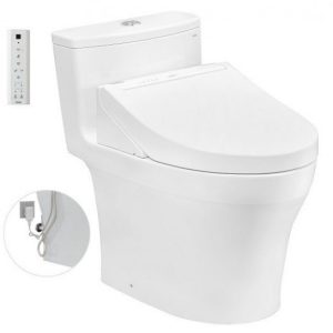 Bồn cầu TOTO MS885DW14 1 khối nắp điện tử Washlet C5 TCF24410AAA