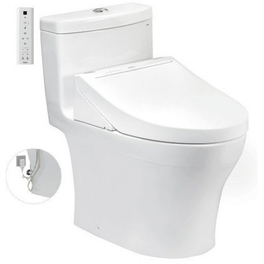 Bồn cầu TOTO MS889DRW14 1 khối nắp điện tử Washlet C5 TCF24410AAA 1 Bồn cầu TOTO MS889DRW14 1 khối nắp điện tử Washlet C5 TCF24410AAA