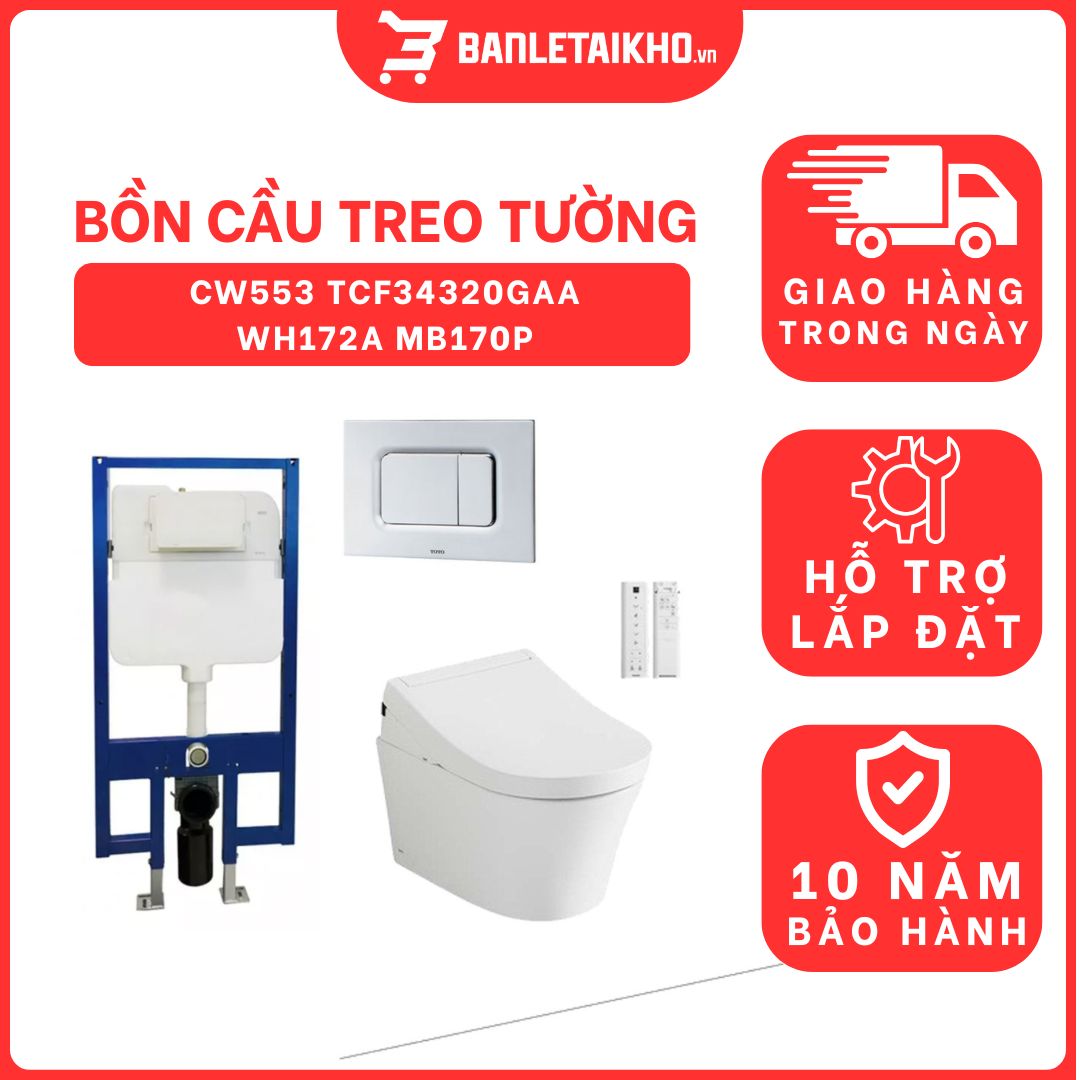 Bồn cầu treo tường điện tử TOTO CW553 TCF34320GAA WH172A MB170P#SS 1 bon-cau-treo-tuong-toto-CW553-TCF34320GAA-WH172A-MB170P-cua-toto-banletaikho-1