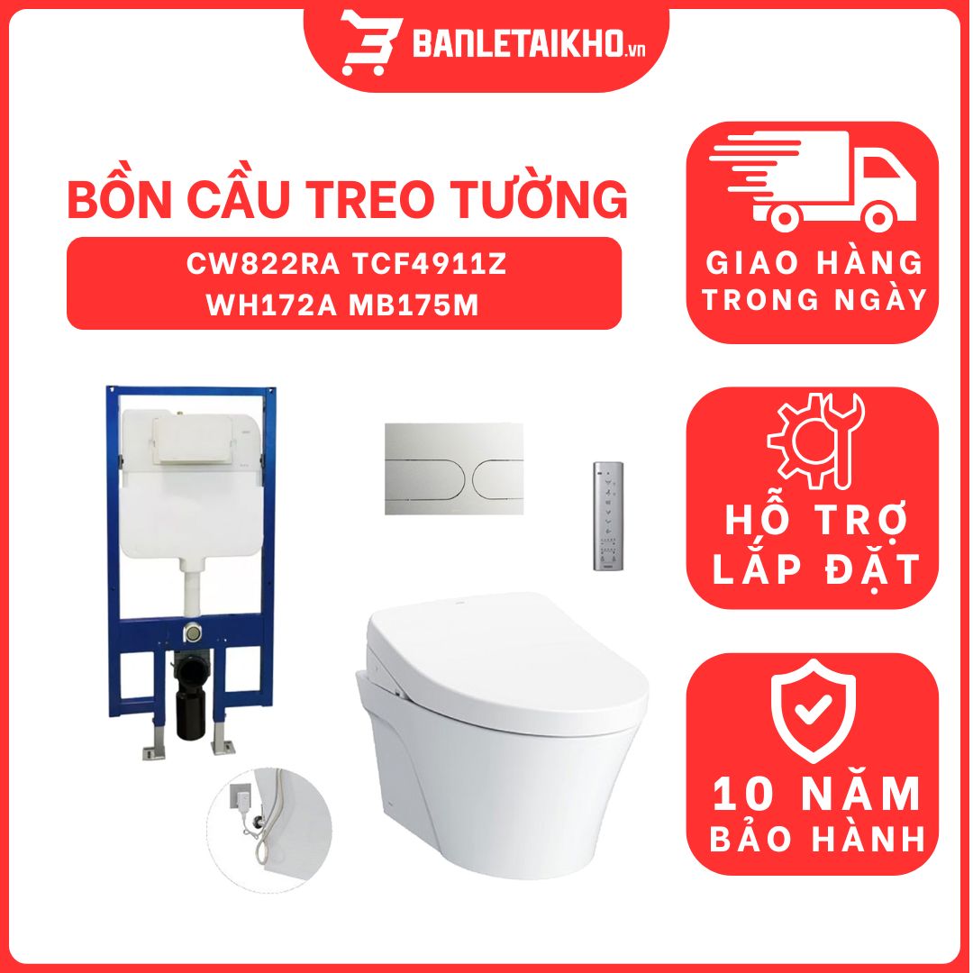 Bồn cầu treo tường điện tử S7 TOTO CW822RA TCF4911Z WH172A MB175M 1 bon-cau-treo-tuong-toto-CW822RA-TCF4911Z-WH172A-MB175M-cua-toto-banletaikho-1
