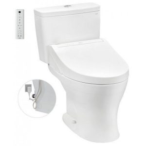 Bồn cầu TOTO CS735DW14 2 khối nắp điện tử Washlet C5 TCF24410AAA
