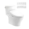 Bồn cầu TOTO CS767CRW25 2 khối nắp điện tử Washlet S5 TCF34461GAA giấu dây