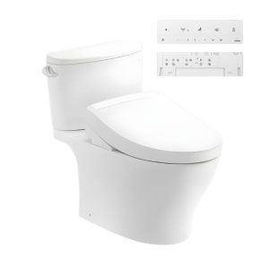 Bồn cầu TOTO CS767CRW25 2 khối nắp điện tử Washlet S5 TCF34461GAA giấu dây