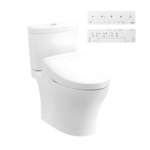 Bồn cầu TOTO CS769CDRW25 2 khối nắp điện tử Washlet S5 TCF34461GAA giấu dây
