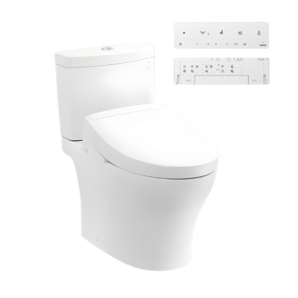 Bồn cầu TOTO CS769CDRW25 2 khối nắp điện tử Washlet S5 TCF34461GAA giấu dây 1 Bồn cầu TOTO CS769CDRW25 2 khối nắp điện tử Washlet S5 TCF34461GAA giấu dây