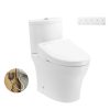 Bồn cầu TOTO CS838DW25 2 khối nắp điện tử Washlet S5 TCF34461GAA
