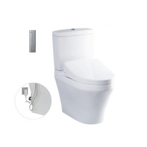 Bồn cầu TOTO CS945PDW11 2 khối nắp điện tử TCF4911Z thoát ngang
