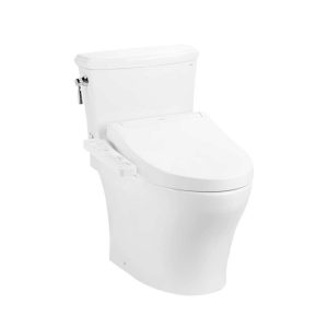 Bồn cầu TOTO CS986CGW17 2 khối nắp điện tử Washlet C2 TCF23460AAA giấu dây