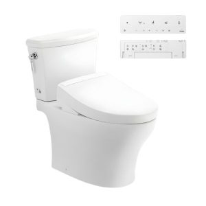 Bồn cầu TOTO CS986CGW25 2 khối nắp điện tử Washlet S5 TCF34461GAA giấu dây