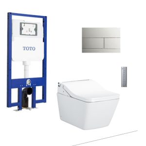 Bồn cầu treo tường điện tử SW (giấu dây) xả tự động TOTO CW522EA TCF804C2Z WH172AAT MB171M