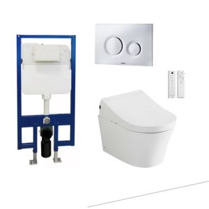 Bồn cầu treo tường điện tử TOTO CW553 TCF34320GAA WH172A MB174P#SS