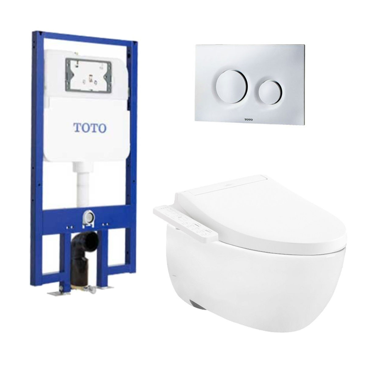 Bồn cầu treo tường điện tử (giấu dây) TOTO CW812REA TCF23460AAA WH172AT TCA465 MB174P#SS 1 Bồn cầu treo tường điện tử (giấu dây) TOTO CW812REA TCF23460AAA WH172AT TCA465 MB174P#SS