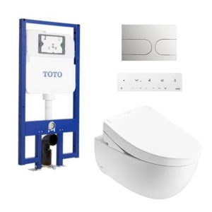 Bồn cầu treo tường nắp rửa điện tử S5 (giấu dây) TOTO CW812REA TCF34461GAA WH172AT TCA465 MB175M#SS