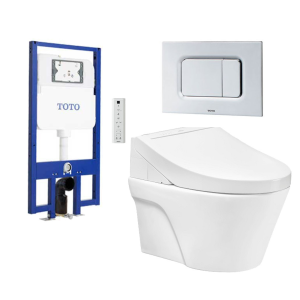 Bồn cầu treo tường Avante điện tử C5 TOTO CW822RA TCF24410AAA WH172A MB170P#SS