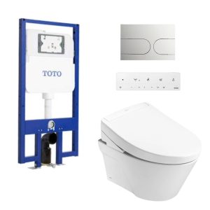 Bồn cầu treo tường nắp rửa điện tử S5 (giấu dây) TOTO CW822REA TCF34461GAA WH172AT TCA465 MB175M#SS