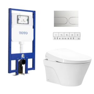 Bồn cầu treo tường nắp rửa điện tử S7 (giấu dây) TOTO CW822REA TCF47360GAA WH172AT TCA465 MB175M#SS