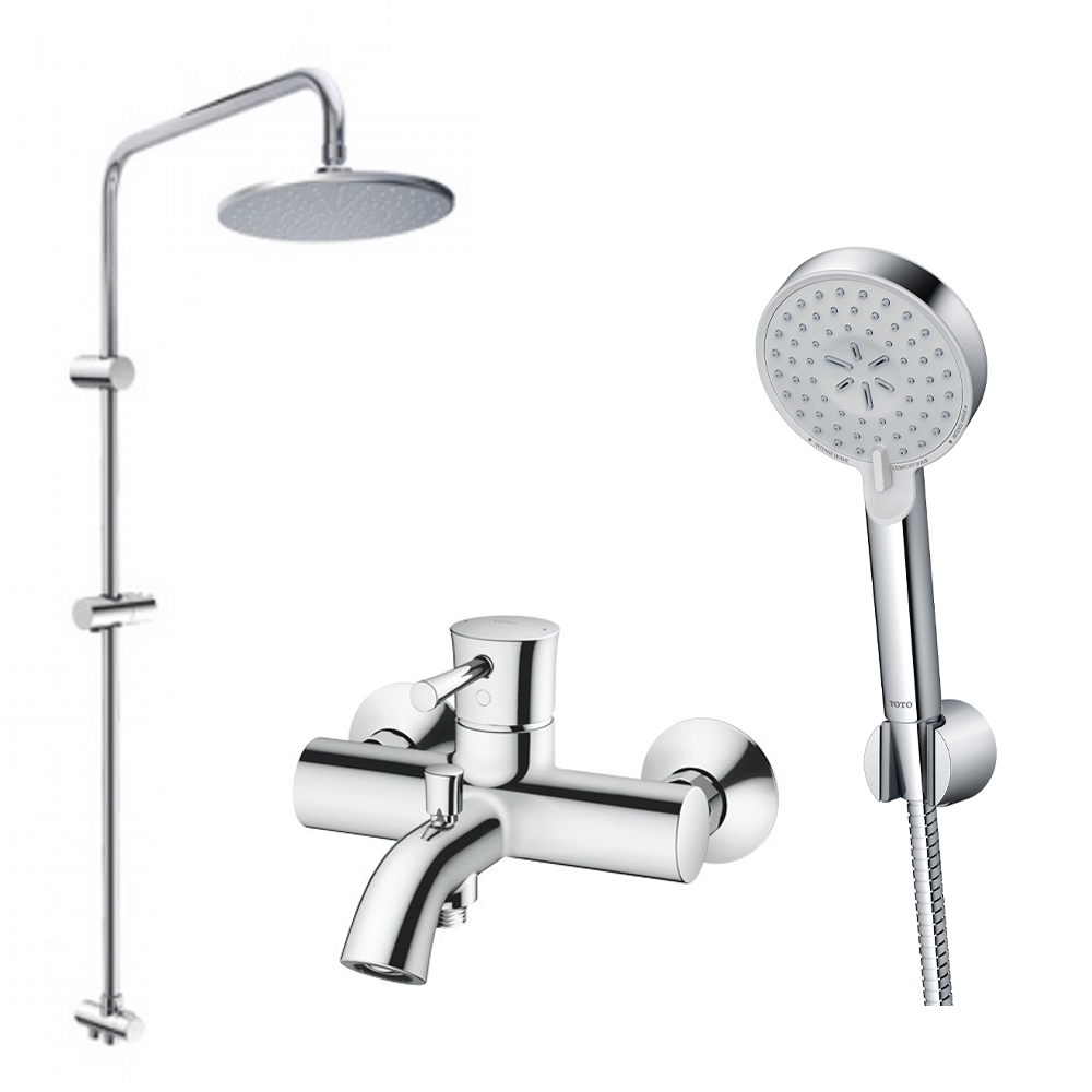 Bộ sen cây nóng lạnh TOTO DM907CS TBS02302V TBW07009A 1 Bộ sen cây nóng lạnh TOTO DM907CS TBS02302V TBW07009A