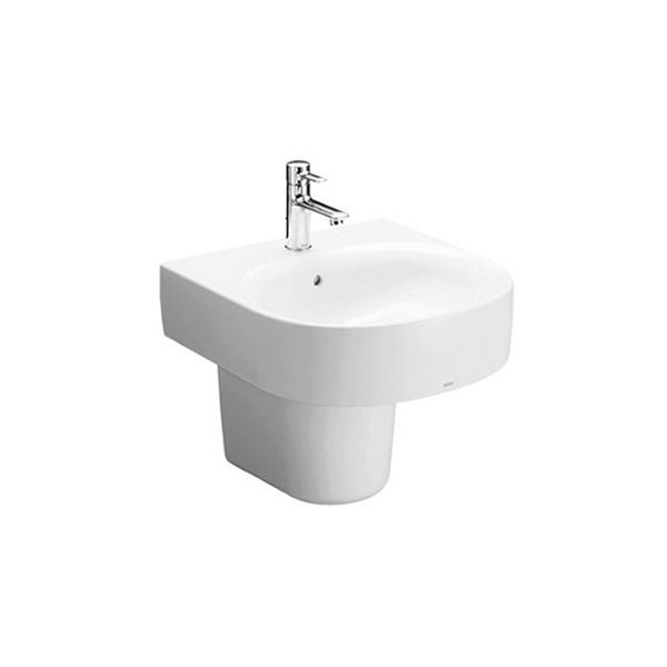 Chậu lavabo treo tường TOTO LHT766CR chân lửng