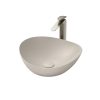 Chậu lavabo đặt bàn TOTO LT4704G17#MBE (LT4704G17MBE) be mờ vành mỏng Linear Ceram