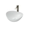 Chậu lavabo đặt bàn TOTO LT4704G17#MW (LT4704G17MW) trắng mờ vành mỏng Linear Ceram