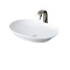 Chậu lavabo đặt bàn TOTO LT4706MT#CMW (LT4706MTCMW) trắng mờ men Cefiontect vành mỏng Linear Ceram 6 Chậu lavabo đặt bàn TOTO LT4706MT#CMW (LT4706MTCMW) trắng mờ men Cefiontect vành mỏng Linear Ceram
