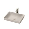 Chậu lavabo đặt bàn TOTO LT4715G19#MBE (LT4715G19MBE) be mờ vành mỏng Linear Ceram