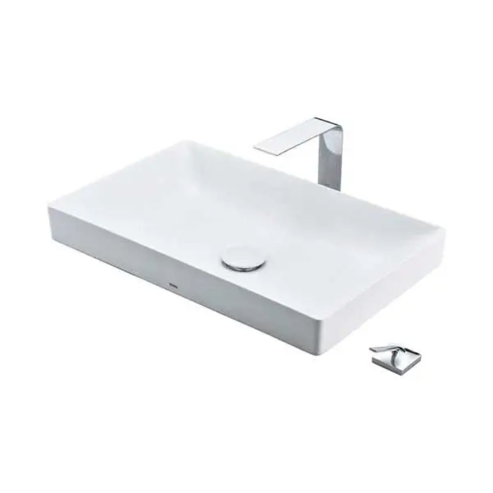 Chậu lavabo đặt bàn TOTO LT4715MTG17#CMW (LT4715MTG17CMW) trắng mờ men Cefiontect vành mỏng Linear Ceram 1 Chậu lavabo đặt bàn TOTO LT4715MTG17#CMW (LT4715MTG17CMW) trắng mờ men Cefiontect vành mỏng Linear Ceram