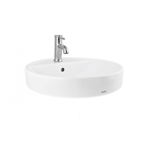 Chậu rửa lavabo đặt bàn TOTO LT700CTR 1 Chậu rửa lavabo đặt bàn TOTO LT700CTR