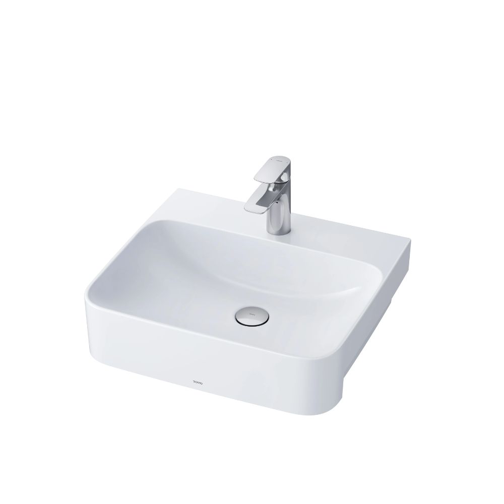 Chậu rửa mặt lavabo bán âm TOTO LW1315CBVN