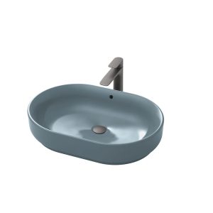 Chậu rửa lavabo đặt bàn TOTO LW896JW/F#ASB (LW896JWFASB) màu xanh tro