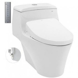 Bồn cầu TOTO MS823DRW11 1 khối nắp điện tử Washlet S7 TCF4911Z